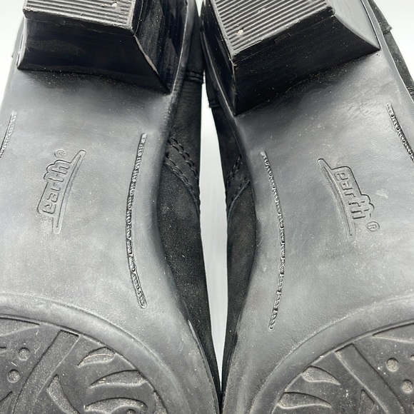 Earth Lace Distressed Leather Lace Up Ankle Boots in Size 9 - Picture 8 of 11